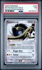 2006 Pokemon Rayquaza EX Holo Black Star Promos 039 PSA 7 NM