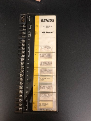GE FANUC IC660BBD101 I/O GENIUS BLOCK IC660EBD101 IC660TSD100 - Picture 1 of 2