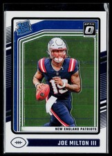 2024 Donruss Optic #255 Joe Milton III New England Patriots