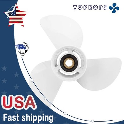 13 1/2X14 Outboard Propeller For Yamaha 50-115HP Boat OEM 15 Spline RH Aluminum