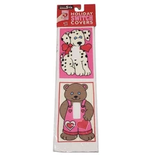 Smart Stix Holiday Light Switch Cover Teddy Bear Dalmation Dog Glow in the Dark
