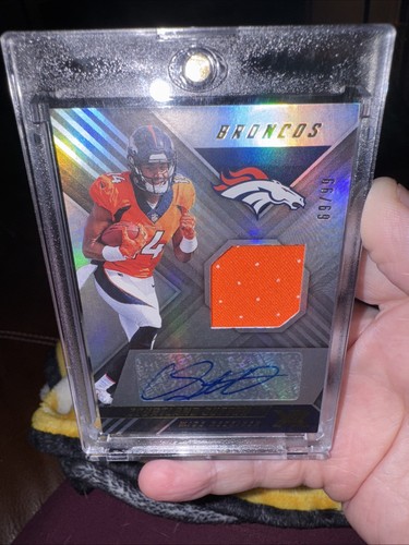 2018 Panini XR - Rookie Swatch Autographs Courtland Sutton RSA15/99