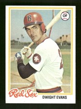 1978 Topps #695 Dwight Evans EX Excellent Red Sox BXCP55