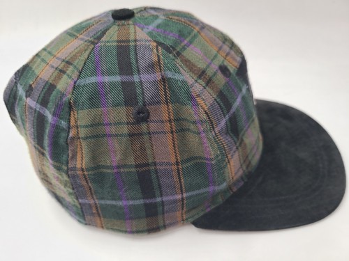 Vintage Mickey Mouse Plaid Goofys Hat Co Disney Snapback Cap Adult Green Black - Bild 6 von 11