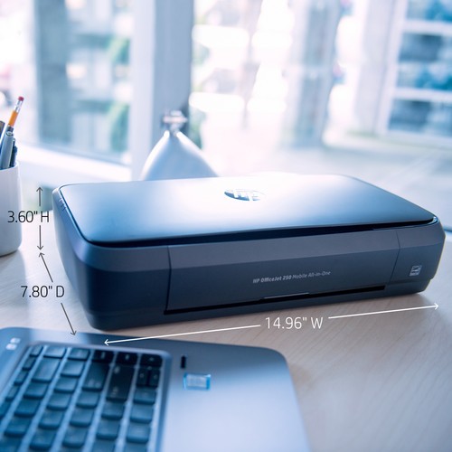 HP OfficeJet 250 Mobile All-in-One Printer | Mobile Print, Scan, Copy | CZ992A - Afbeelding 9 van 10