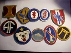 WW 2 10 US MILITARY PATCHES.