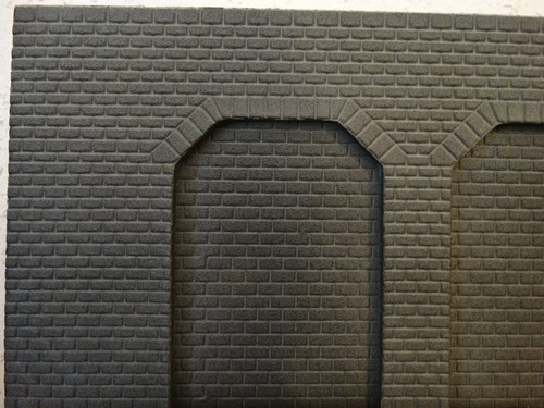 H0 Jordan n.º 928 placa estructural arco trapezoidal arcade gris 12,5x50 cm embalaje original - Imagen 2 de 2