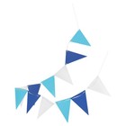 Pennant Banner Flag: Retro Triangular Pennant Banner - Pastel Hanging Triangle