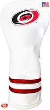 Team Golf White Vintage Fairway Golf Club Headcover Form Fitting Design