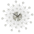  Handwerk Metall Strass Wanduhr Modern Silent Clock Hanging Decor Für Wohnzimmer