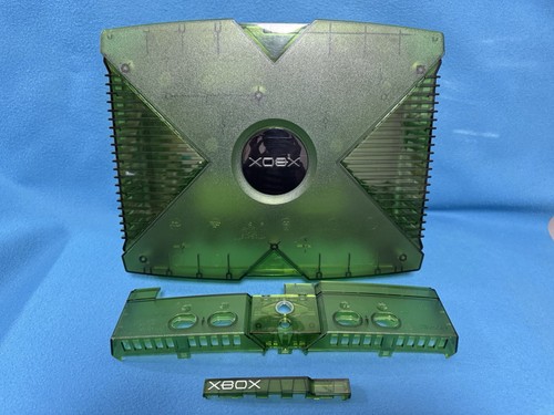 Microsoft Original Xbox Crystal Limited Edition Translucent Clear Green Shell