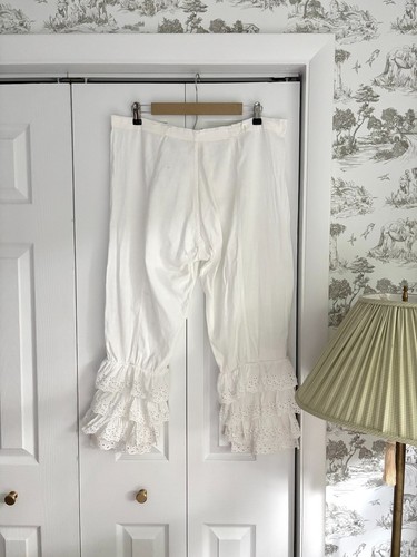 Pantalones antiguos victorianos/edwardianos Bloomer Cottagecore 1800 históricos - Imagen 2 de 9