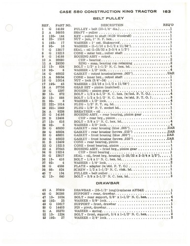 580 WHEEL TRACTOR SERVICE PARTS MANUAL FITS CASE CONTRUCTION KING 580CK G971 - Picture 18 of 20