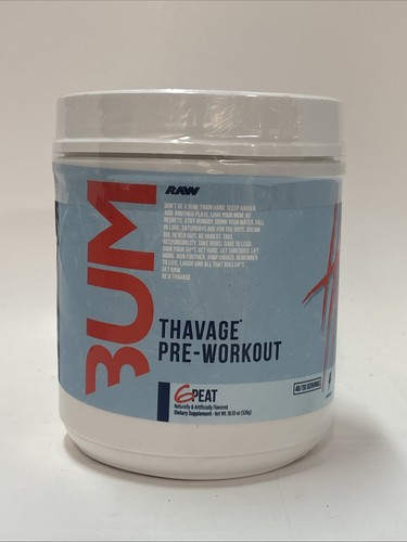 RAW Preworkout Pulver, Thavage - 5 Torf 40 Portionen Ablaufdatum 3/27
