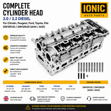 Citron Peugeot Ford Toyota Fiat 2.0 2.2 Diesel Complete Cylinder Head