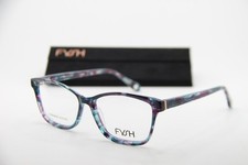 NEW FYSH 3756 S404 BLUE PURPLE MARBLE ACETATE AUTHENTIC EYEGLASSES 53-16