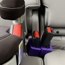 BPA Free Seat Belt Buckle Booster 2-Pack - Raises Your Buried Seat Belt Rec...