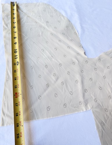 Vintage Christian Dior Monogramm Rest 3 Stück All Over Logo Stoff seidig weich - Bild 23 von 24