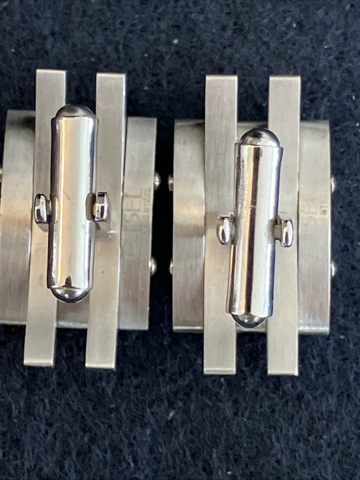 Gemelos cincel de acero inoxidable pulido Foto 4 de 4