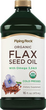 Flaxseed Oil  16 Fl Oz  with Omega 3, 6,  9  Organic Cold Pressed  Non GMO,