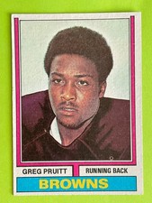 Greg Pruitt 1974 Topps Rookie Football Card #110 – Cleveland Browns Running Back