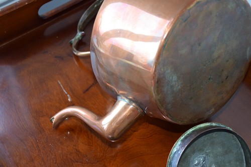 19th century  Large Copper Kettle in good condition - Bild 13 von 20