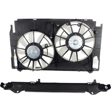 Radiator Condenser Cooling Fan Assembly For Toyota RAV4 2013 14 2015-2018 Center
