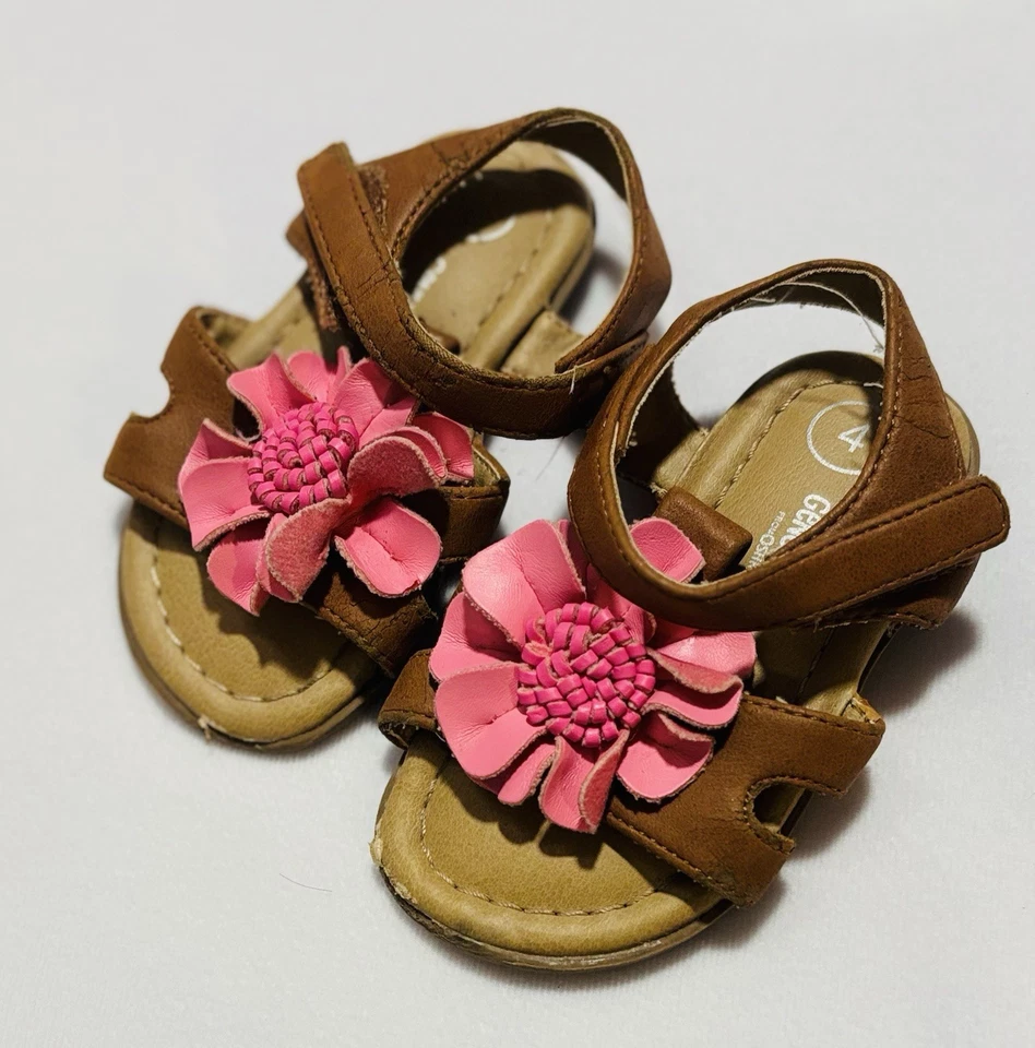 Sandalias Flor Rosa Bebé Niña Talla 4 NUEVAS Foto 3 de 4