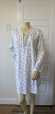 Vintage Komar Women's Size Large Floral Button Nightgown House Dress