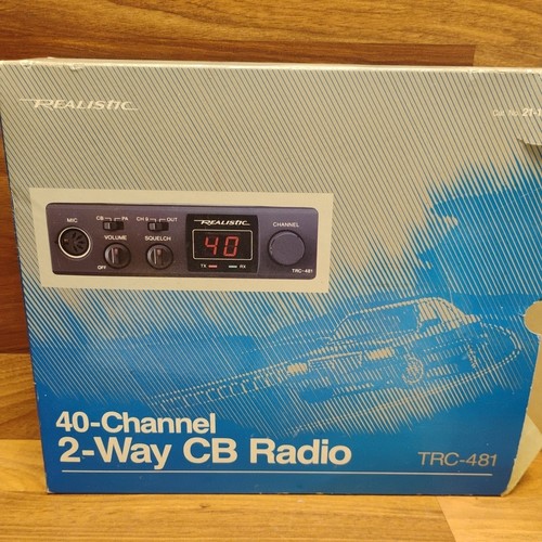 Radio d'epoca Shack TRC-481 40 canali 2 vie radio CB - NUOVA *SPEDIZIONE GRATUITA - Foto 10 di 11