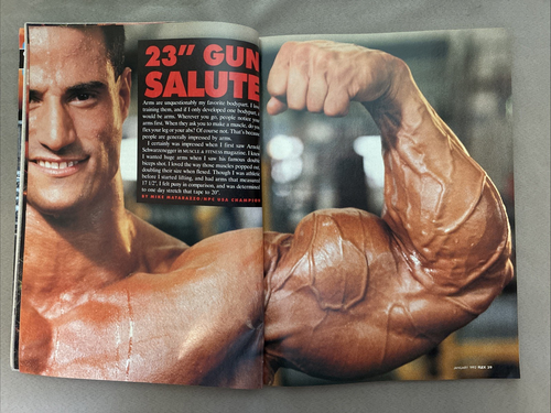 Flex Bodybuilding Muscle Magazine / Dorian Yates + Vince Taylor / 1-92 - Picture 6 of 8