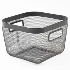 Metal Mesh Steel Baskets, Household Wire Storage Organizer Bin Garden Harvest...