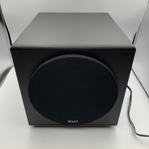 KLH Audio Systems BassBite V Powered Floor Subwoofer Black - Fully Tested