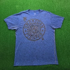 American Fighter Tshirt Mens XL Blue Short Sleeve MMA Athletic Graphic Tee