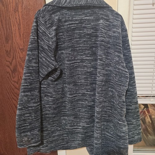 Cardigan long femme ouvert Columbia taille XL manches longues poches polaire gris - Photo 8/8