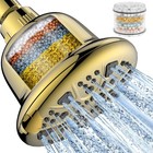 Filtered Shower Head - High Pressure Rain - Shower Head with filter for Hard ...