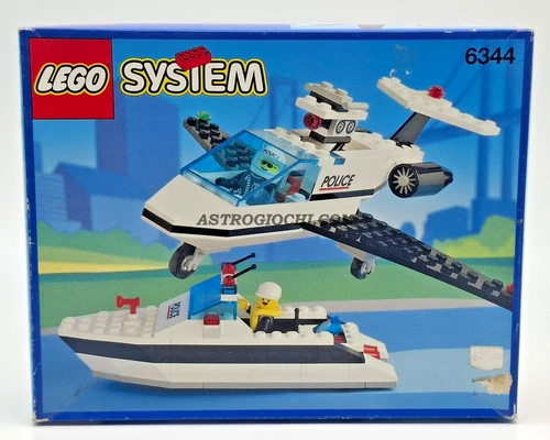 LEGO SYSTEM LEGOLAND 6344 JET SPEED JUSTICE VINTAGE 1993 NEW IN SEALED BOX