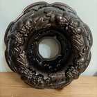 Nordic Ware Fall Harvest Autumn Wreath BUNDT Cake Bronze Cast Mold 10 cups 2.4L