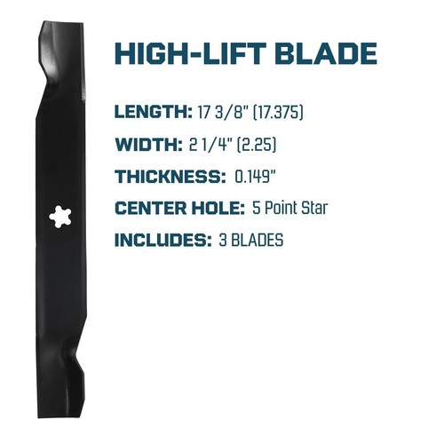Mower Blade & Spindle Kit For Huskee TS2050B/C TS2051C/D TS20H50C 50" Decks - Picture 3 of 8