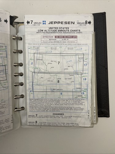 JEPPESEN Airway Manual Services United States 1 Spiral Binder HUGE - Picture 8 of 8