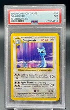 1999 Pokémon Base Set Shadowless #18 Dragonair Rare PSA 7 Fresh Grade
