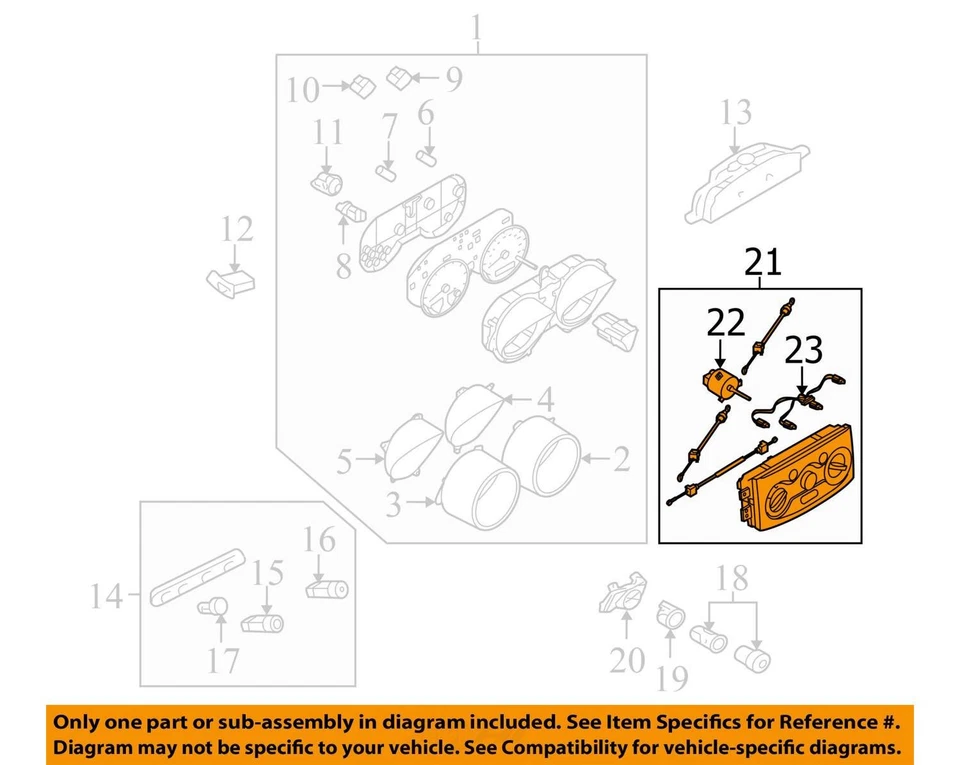 Interruptor Chevrolet Aveo 2004 ASM HTR & A C PROGM 96539551 - NUEVO FABRICANTE DE EQUIPOS ORIGINALES 96539551 Foto 2 de 3