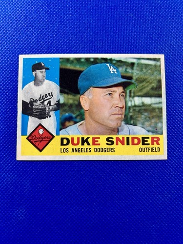 1960 Topps #493 Duke Snider Los Angeles Dodgers High-end NM HOF B60#493A1