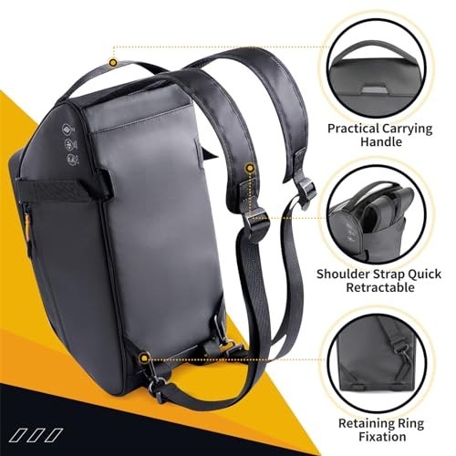Bike Rack Bag Waterproof - 10L Large Capacity Bike Trunk Bag, Reflective - Picture 3 of 7