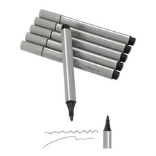 Colored Markers, Deep Grey 6 Pack Washable Coloring Markers Water Color Pens