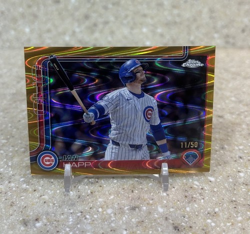 2025 Topps Chrome Ian happ gold wave /50
