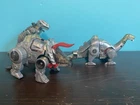 G1 Dinobots Grimlock Slag and Sludge 1985 Hasbro Takara
