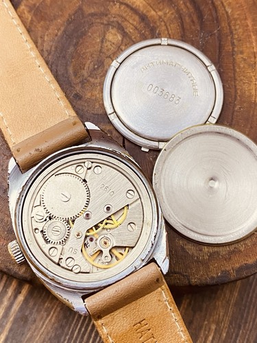 Reloj de pulsera mecánico soviético vintage para hombre Raketa 19j 2610 antimagnético URSS #7383 - Imagen 13 de 24