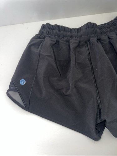 Lululemon Hotty Hot Low Rise Lined Short 4" Size 4 Black - Picture 5 of 7