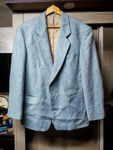 Traje chaqueta blazer vintage hecho a mano Engbers clásico lana mohair tweed 46R - Imagen 2 de 11